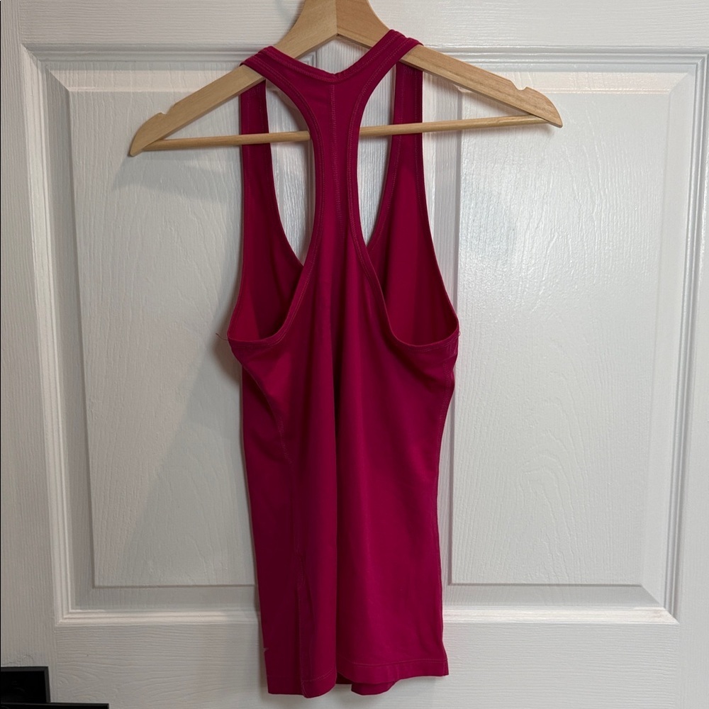 Nike Women's Racerback Tank Top - Fuchsia - Picture 3 of 4